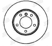 2x Disco freno ventilato 561551JC JURID per BMW ALPINA