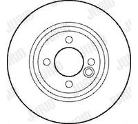 2x Disco freno ventilato 562139JC JURID per MINI MINI MINI Cabriolet