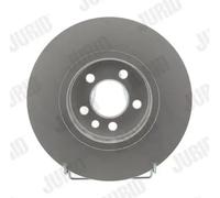2x Disco freno ventilato 562165JC JURID per ROVER MG