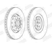 JURID 562175JC-1 Disco freno