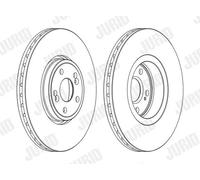 2x Disco freno ventilato 562187JC-1 JURID per RENAULT VEL SATIS ESPACE IV