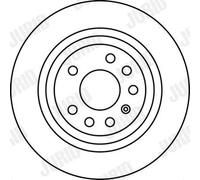 Jurid Disco freno 562220JC ventilato Ø292 mm per Opel Vectra C/Signum – 2x
