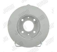 2x Disco freno ventilato 562273JC JURID per HYUNDAI ACCENT II