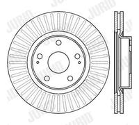 2x Disco freno ventilato 562430JC JURID per TOYOTA COROLLA Verso AVENSIS AURIS