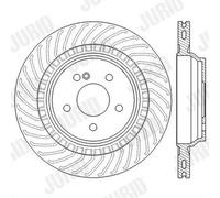 2x Disco freno ventilato 562568JC JURID per MERCEDES-BENZ CLASSE S Coupé SL