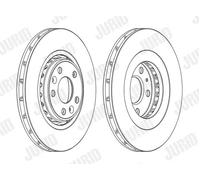 2x Disco freno ventilato 562596JC-1 JURID per RENAULT LATITUDE LAGUNA III