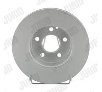 2x Disco freno ventilato 562637JC JURID per MERCEDES-BENZ CLASSE C Coupé