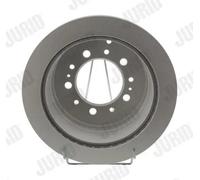 2x Disco freno ventilato 562744JC JURID per TOYOTA LEXUS