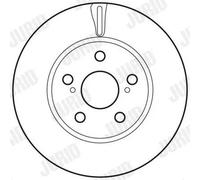 JURID 562797JC Disco freno