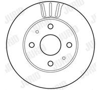 JURID 562814JC Disco freno