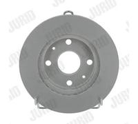 2x Disco freno ventilato 562814JC JURID per DAIHATSU SUBARU