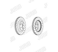 JURID 562954JC-1 Disco freno