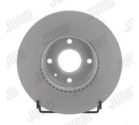 2x Disco freno ventilato 563342JC JURID per CHEVROLET AVEO Hatchback