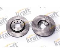 2x Disco freno ventilato 6040095 KRAFT AUTOMOTIVE per VW SEAT