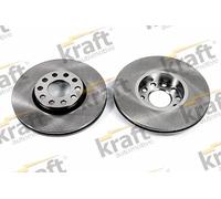 2x Disco freno ventilato 6040333 KRAFT AUTOMOTIVE per VW SKODA