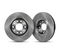 2x Disco freno ventilato 6040333 KRAFT AUTOMOTIVE per VW SKODA