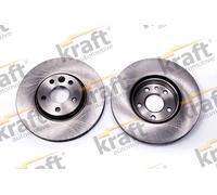 2x Disco freno ventilato 6042007 KRAFT AUTOMOTIVE per VOLVO FORD LAND ROVER