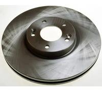 2x Disco freno ventilato B130526 DENCKERMANN per HYUNDAI SANTA FÉ II