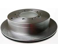 2x Disco freno ventilato B130712 DENCKERMANN per TOYOTA LAND CRUISER 200