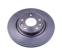 2x Disco freno ventilato B130736 DENCKERMANN per NISSAN RENAULT