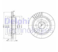 Delphi BG2700 Freno a disco