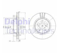 Delphi BG2767 Freno a disco