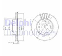 DELPHI BG2802 Disco freno