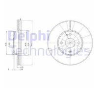 DELPHI BG2804 Disco freno