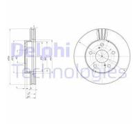 DELPHI BG2906 Disco freno