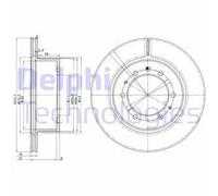 DELPHI BG3117 Disco freno