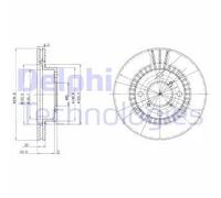 DELPHI BG3160 Disco freno