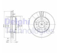 DELPHI BG3172 Disco freno