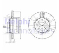 DELPHI BG3516 Disco freno
