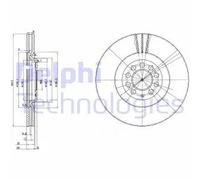 Discofreno BG3528 DELPHI per VW AUDI SEAT SKODA