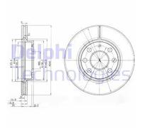 DELPHI BG3568 Disco freno