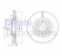 Discofreno BG3714 DELPHI per AUDI SEAT