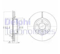 Delphi Dischi freno BG3719 anteriore ventilati – coppia