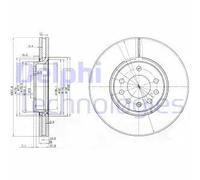 DELPHI BG3772C Disco freno