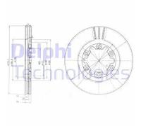 DELPHI BG3809 Disco freno