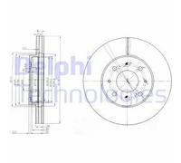 DELPHI BG3810 Disco freno