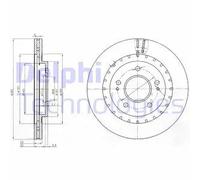 DELPHI BG3814 Disco freno
