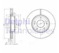 Discofreno BG3861C DELPHI per HYUNDAI KIA