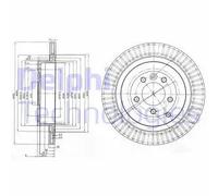 DELPHI BG3925C Disco freno