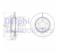 DELPHI BG3961 Disco freno