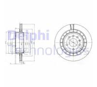 2x Disco freno ventilato BG4046 DELPHI per SAAB 9-5 9-5 Familiare