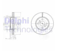 DELPHI BG4053 Disco freno