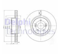 DELPHI BG4111 Disco freno