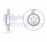 Discofreno BG4123 DELPHI per FORD LAND ROVER VOLVO VOLVO