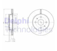 Delphi Dischi freno BG4128 – Anteriore ventilato – 2 pezzi