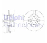 DELPHI BG4149 Disco freno